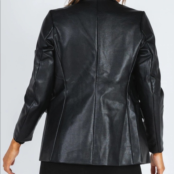 Princess Polly Ellen PU Blazer - Picture 5 of 5